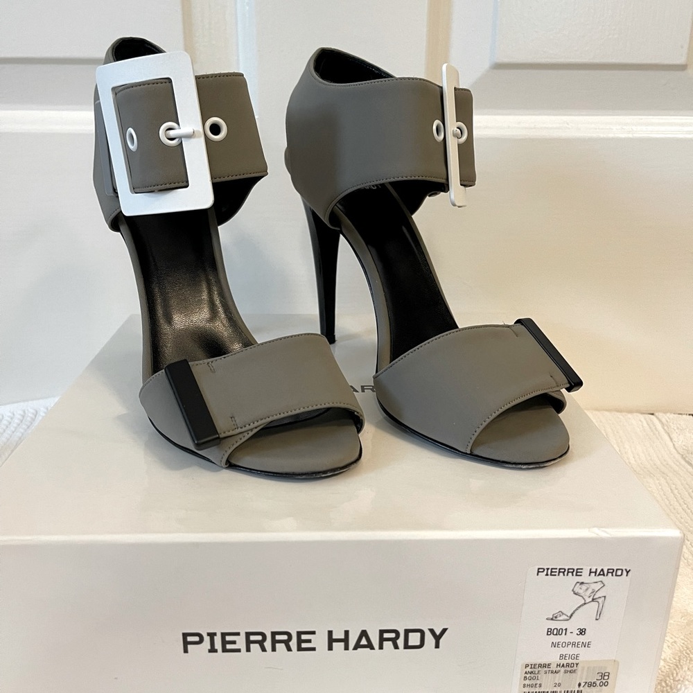 Pierre Hardy ankle strap heel.